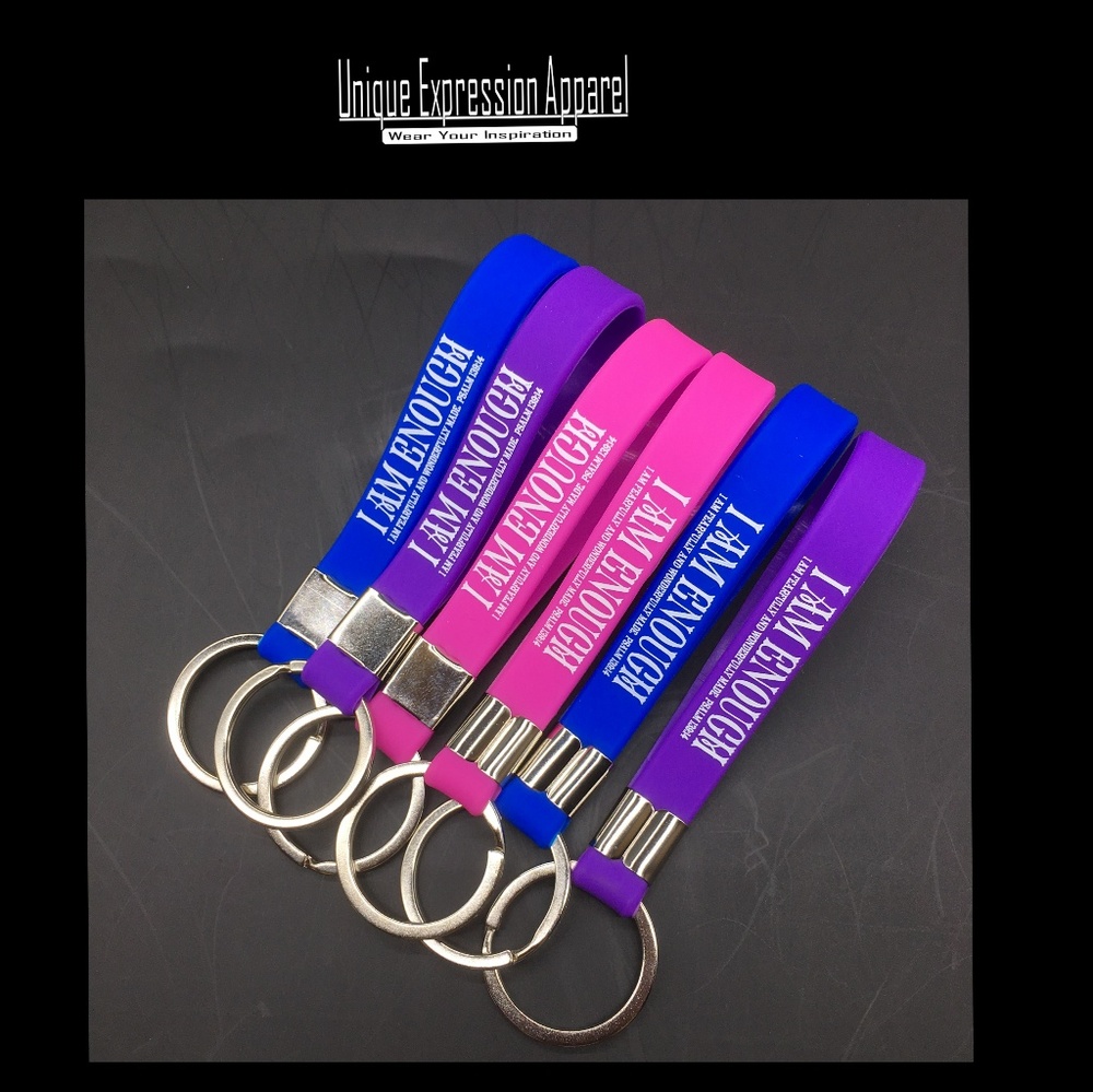 "I Am Enough" Keychain (3 for $9) - Picture 1 of 4